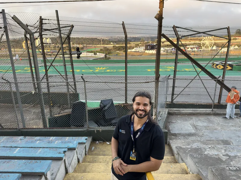 Arquibancada do Autódromo de Interlagos no GP de São Paulo