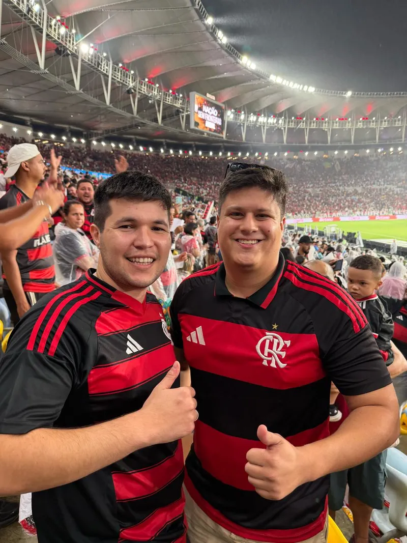 Torcida do Flamengo no Maracanã em jogo operado pela Event Mundi